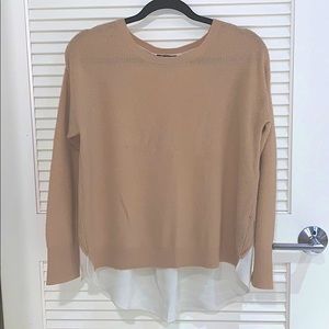 Club Monaco peach knit sweater
